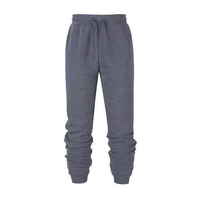 Running Fitness Sweatpants Casual Loose Warm Sweat-absorbent Feet Pants