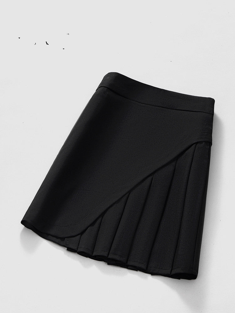 Black Half-Length Skirt Golf Ladies Short Skirt Summer