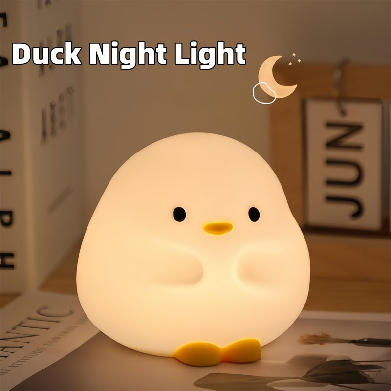 Duck LED Night Lamp Cartoon Silicone