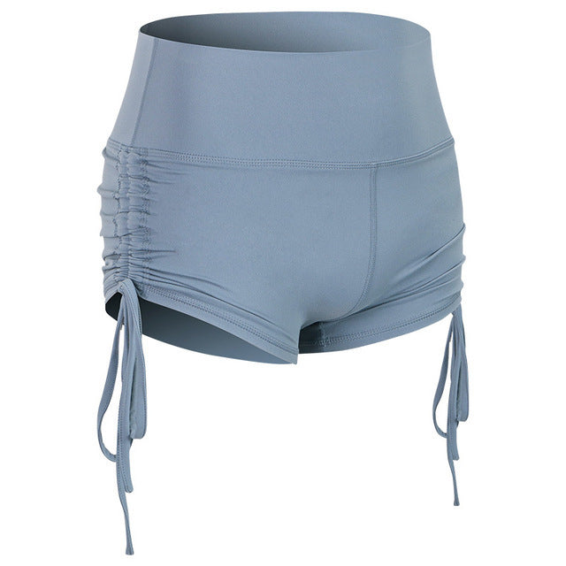 Women  Shorts And Hot Pants With Side Drawstring Hips